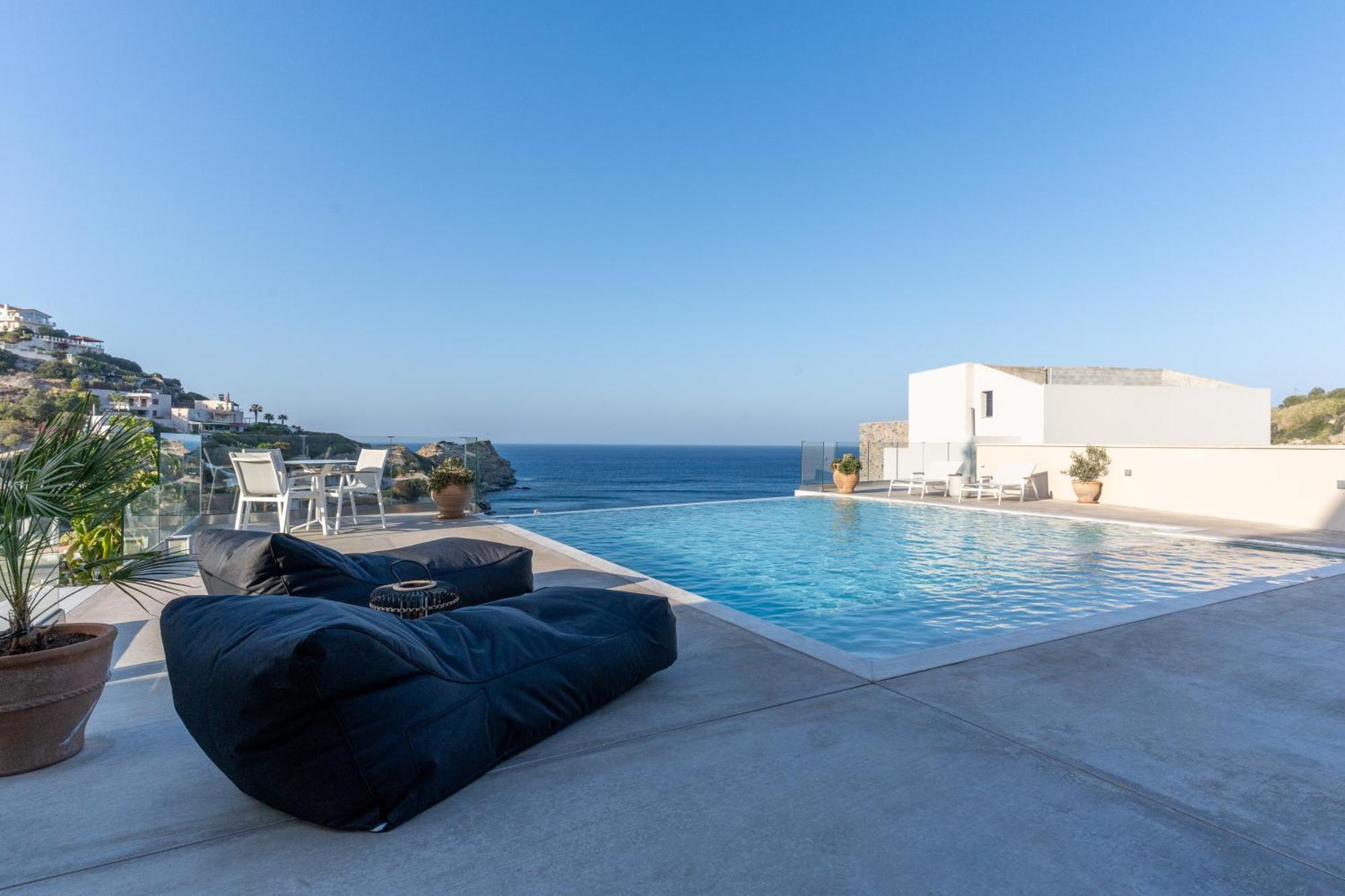 Amazing View Villa Aliki With Infinity Pool & Spa Лигарія Екстер'єр фото